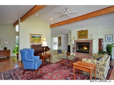 One of Two Wood Fireplaces