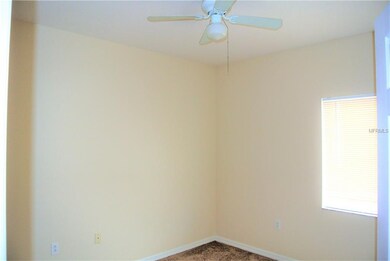 Bedroom 1 with ceiling fan, brand new paint, carpe