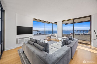 Big water & mountain views day and night from every room.