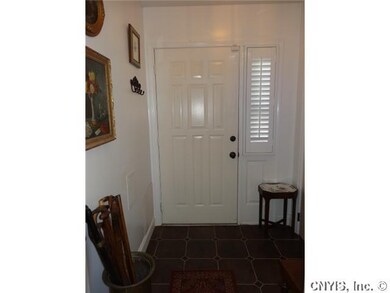 Exterior Front Vestibule offers large coat closet 