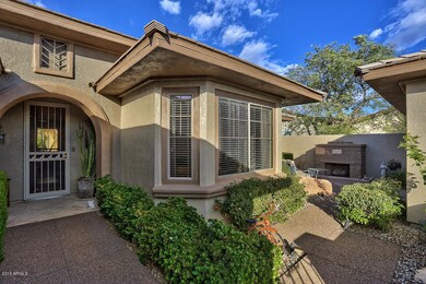 Inviting coated Courtyard