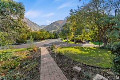 View of mountain from front door