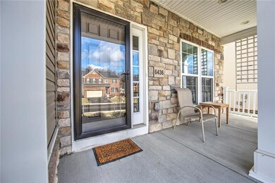 FRONT PORCH:  Covered front porch with electric ou