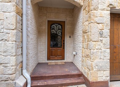 Front porch off the garage