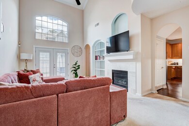 Gas log fireplace