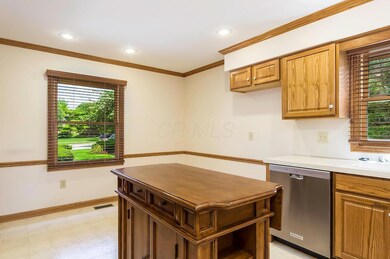 Kitchen with island