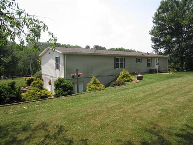 Exterior Back. rear view of the house