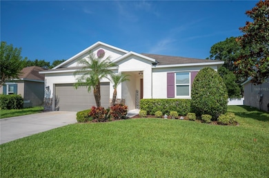 Front yard with beautiful landscaping