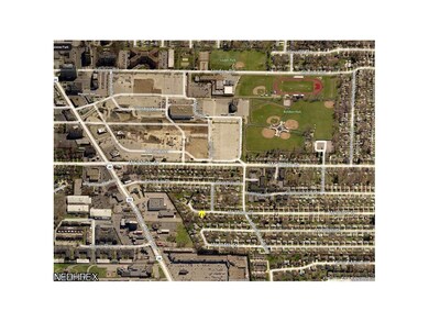 North at left. Home is located at yellow arrow (im