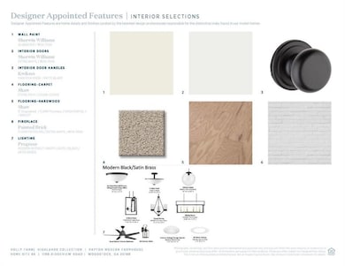 design selections for interior