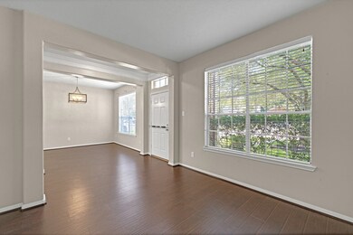 Upon entering, you’ll find the formal living room on the left which can easily be converted into a home office.