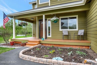 Front Porch with Landscaping