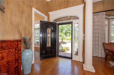 Open to Dining, Living Room & Office