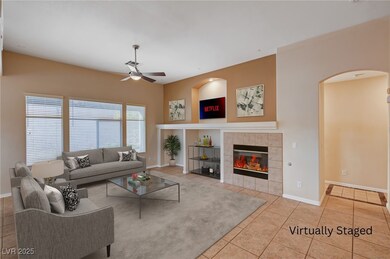 Spacious Living room with fireplace