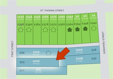 Lot 100A Site Map View