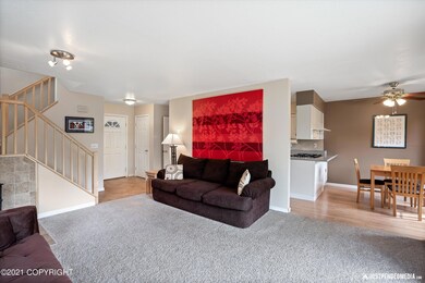 Open living/dining combo