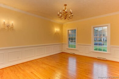 Lovely dining area with natural light from the six