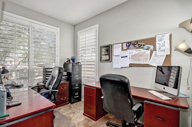 office in front of home