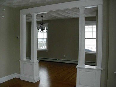 1st Floor Plan. View from living room into dining