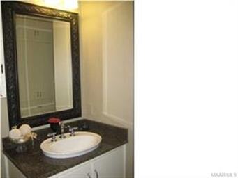 Granite-topped vanity in bath #2