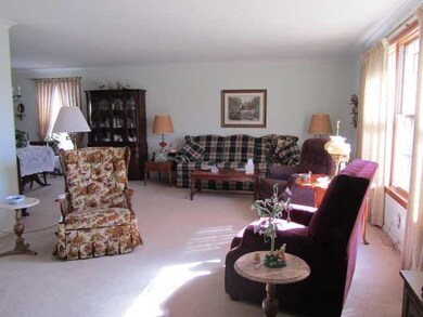 Living Room. Large living room with plenty of natu
