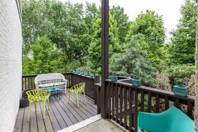 Sounds of nature abound from the private back yard and deck.