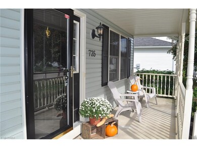 Covered front porch welcomes your guests.