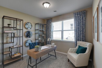 The second room can be used as an office, craft room, second living room, a bedroom, etc.! *Pictures are of model home, colors and finishes may vary. *