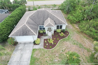 View from above of property