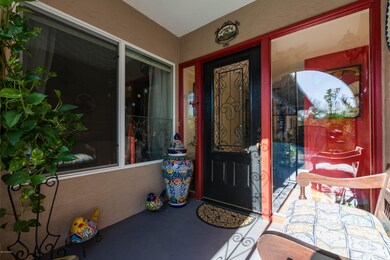 Enclosed patio off of courtyard