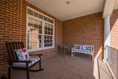 Front porch which overlooks the golf course