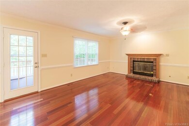 Take notice of the beautiful Brazilian Cherry hardwood floors throughout the entire first floor.