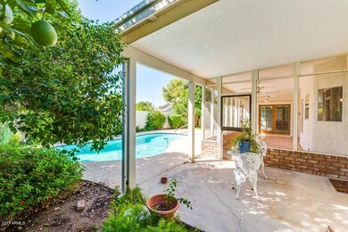 Peaceful retreat in this large backyard