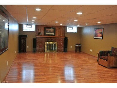 Fully finished basement with HUGE rec room featuri