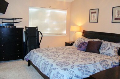 Master Bedroom accommodates a king size bed.