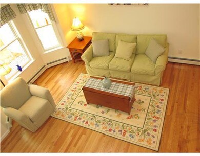 Living Room. View from loft above