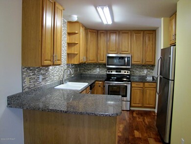 Granite countertops, ss appliances.