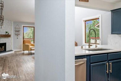 Entry View to Living Space/Kitchen