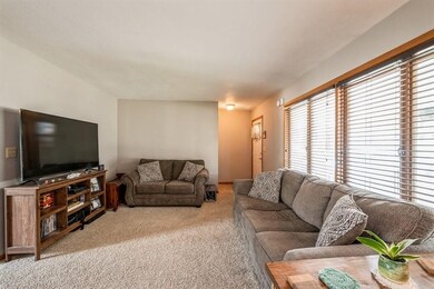 Large picture window that's west facing