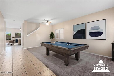 Virtually Staged Front Room