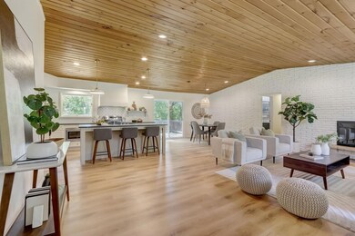 Magnificent views upon entry - showcasing an open floor plan, great for entertaining with 9-foot vaulted tongue and groove ceilings.