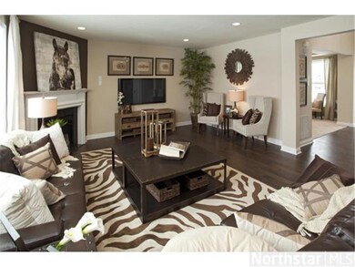Large Family Room-Photo of Model Home