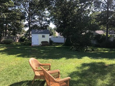 Rear yard w/Garden Shed