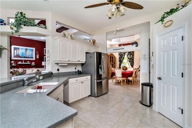It would be easy to entertain in this Kitchen whic