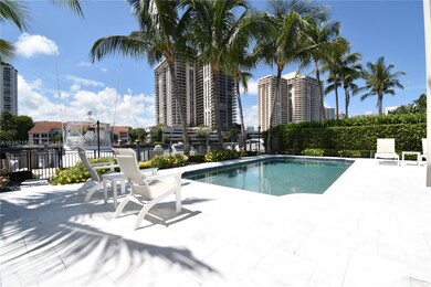 Looking at the boat area from your pool!