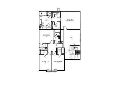2nd floor has 4-bdrms and loft
