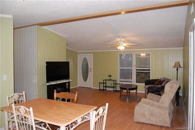 View from dining room into living room