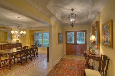Foyer and dining room