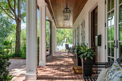 Wrap around porch with views of Lake Virginia