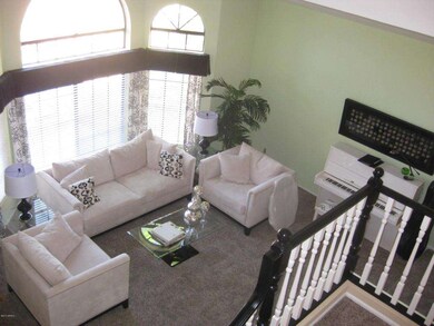 Aerial living room